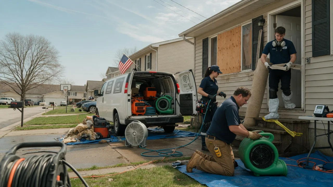Water Damage Restoration in Ames, IA near me